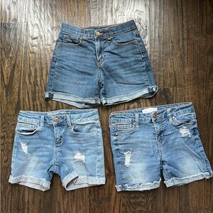 Girls Jean Shorts Lot